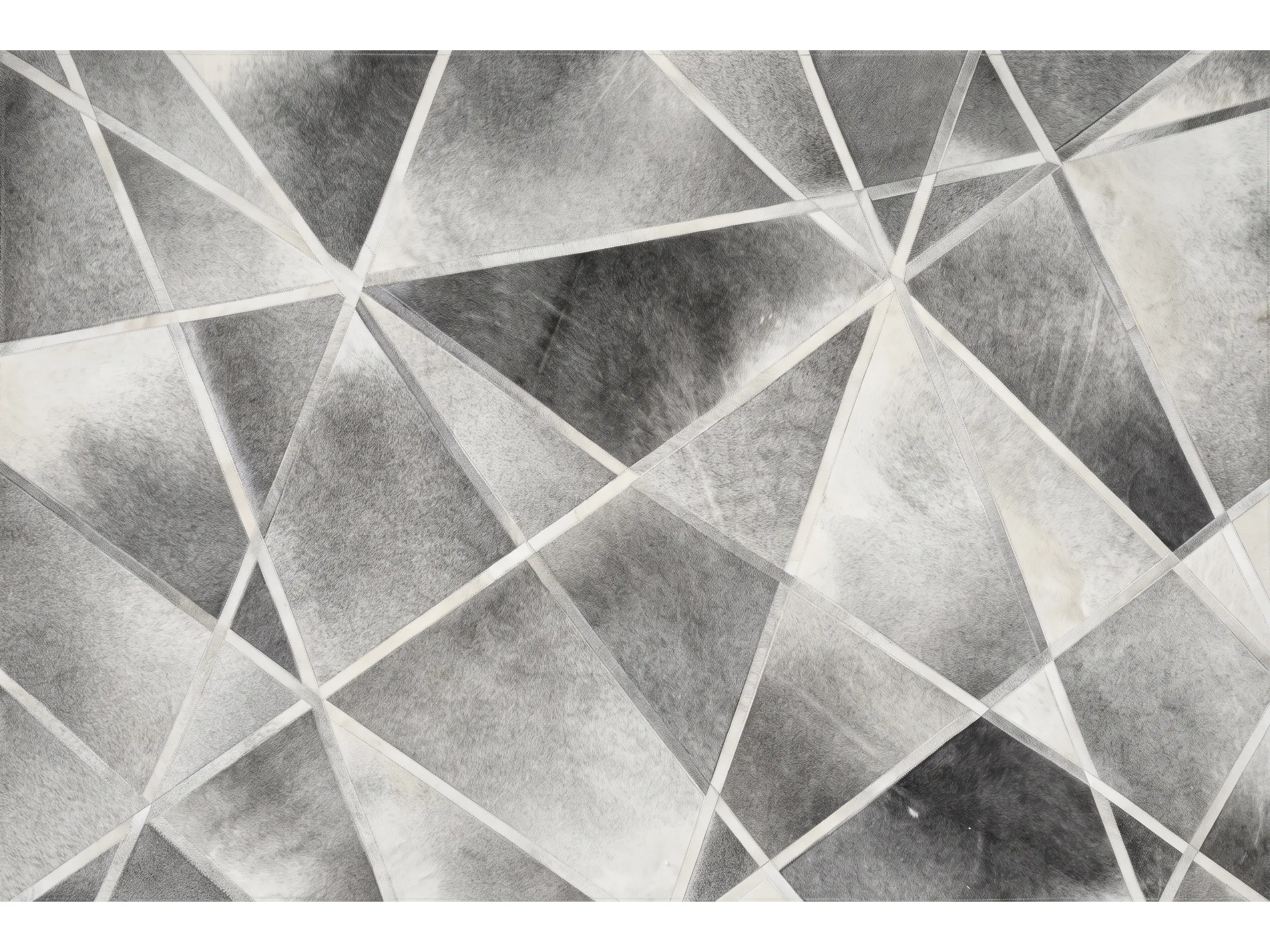 Patchwork Cowhide Rugs | Genuine Hair-On Cowhide | Hualo Decor (CPR-RC-004) cowhide patchwork rug