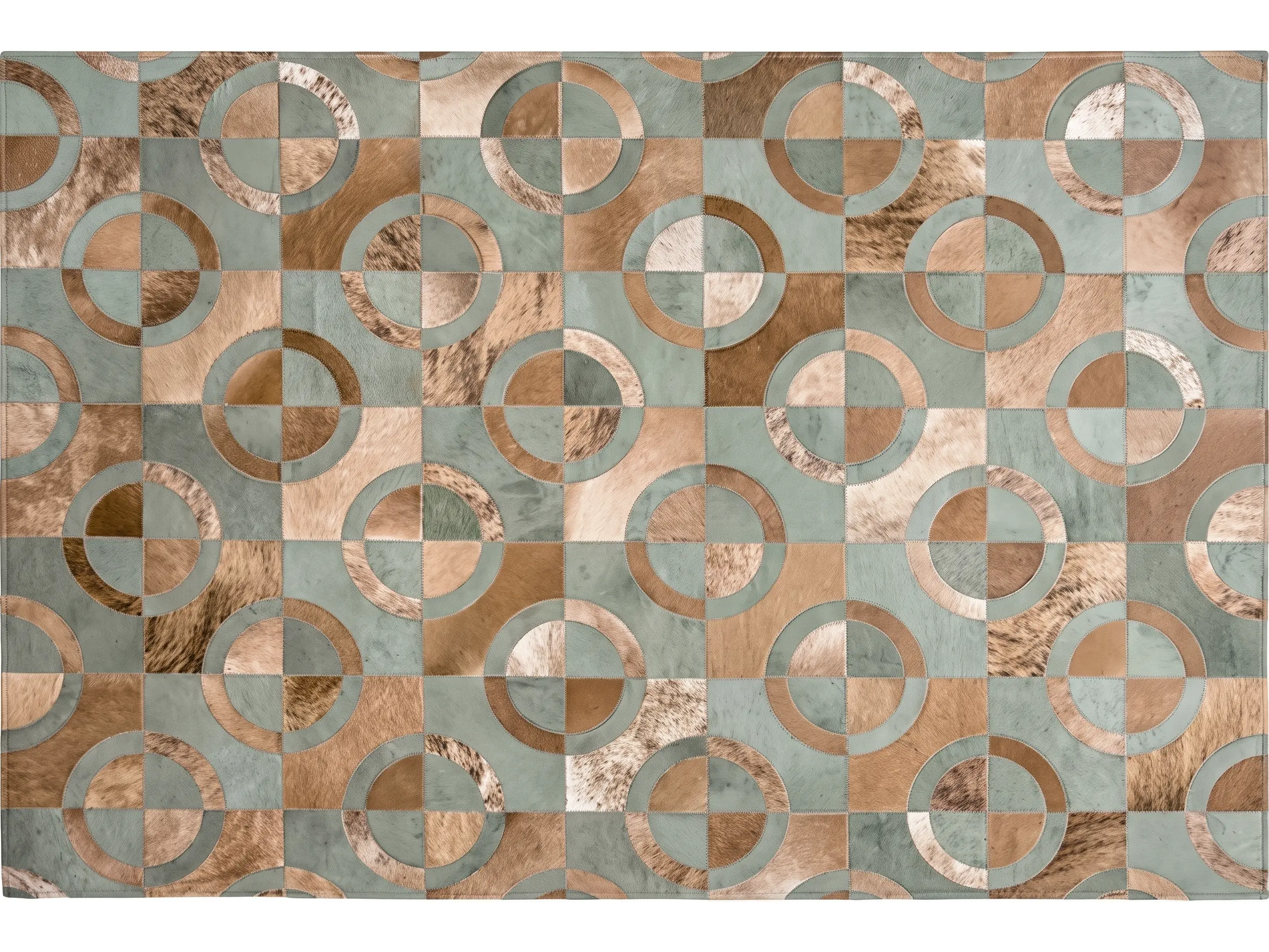 Wholesale Patchwork Cowhide Rugs | B5B Trade Supply | Hualo Decor (CPR-RC-021) cowhide patchwork rug
