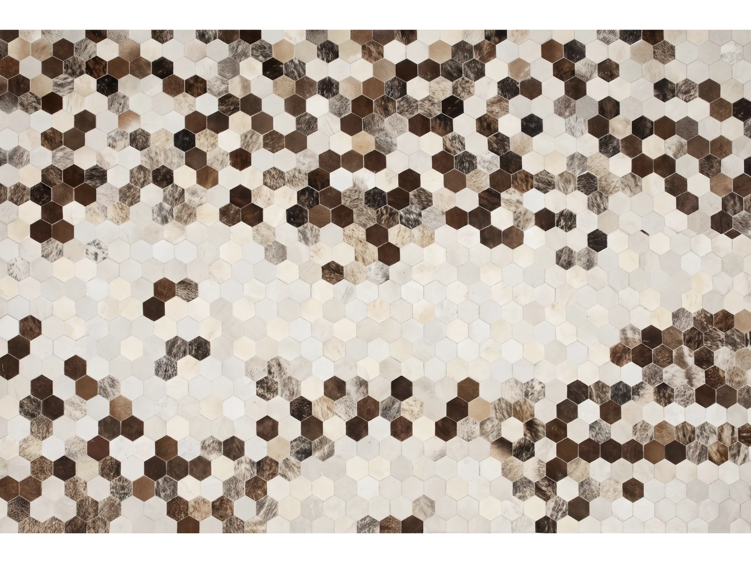 Luxury Patchwork Cowhide Rugs | Designer Interior Rugs | Hualo Decor (CPR-RC-014) cowhide patchwork rug
