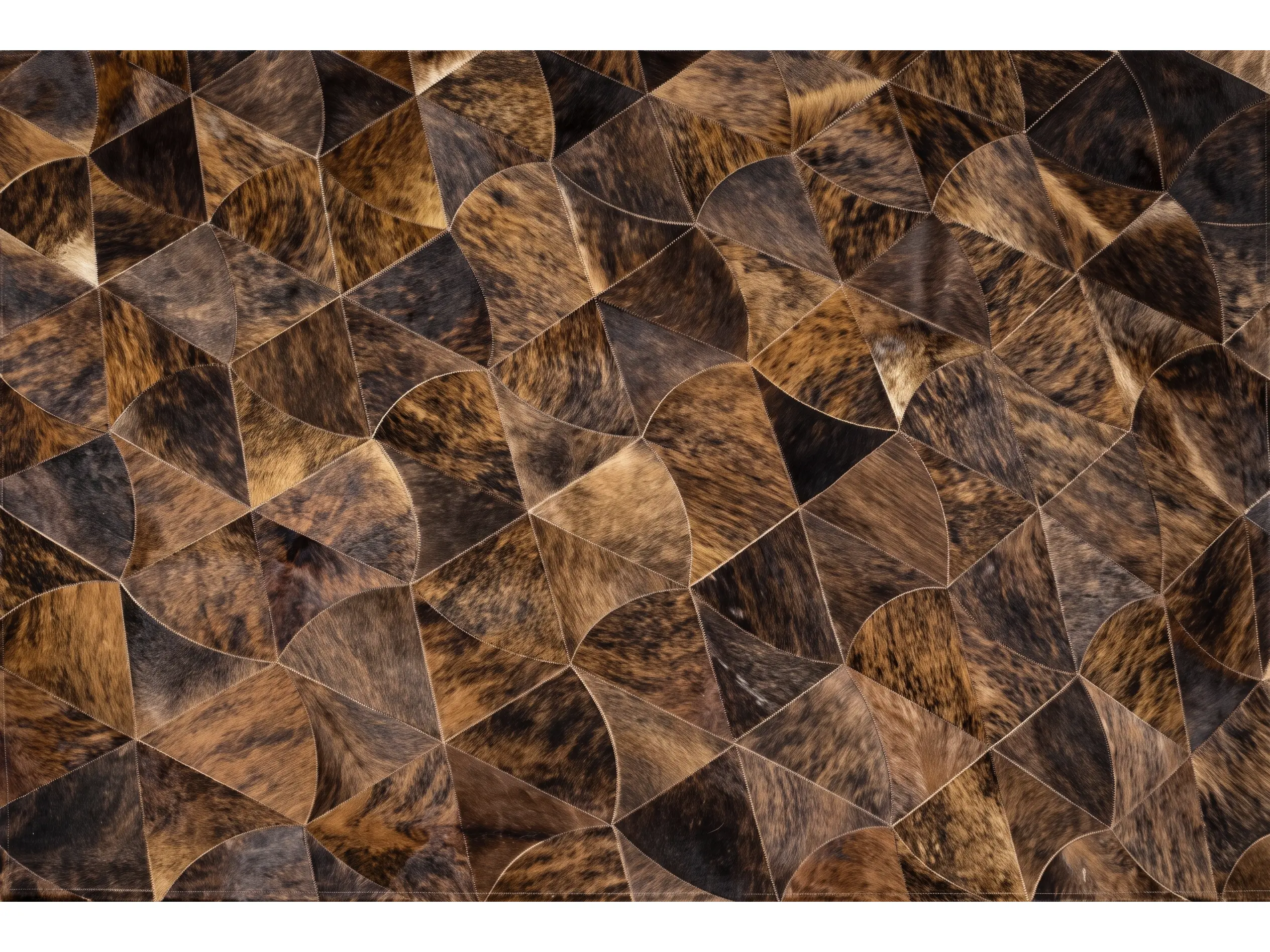 Luxury Patchwork Cowhide Rugs | Designer Interior Rugs | Hualo Decor (CPR-RC-017) cowhide patchwork rug